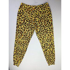 Death Row Records Size 2XL Men 33" Inseam Leopard Print Dr. Bombay Logo Joggers